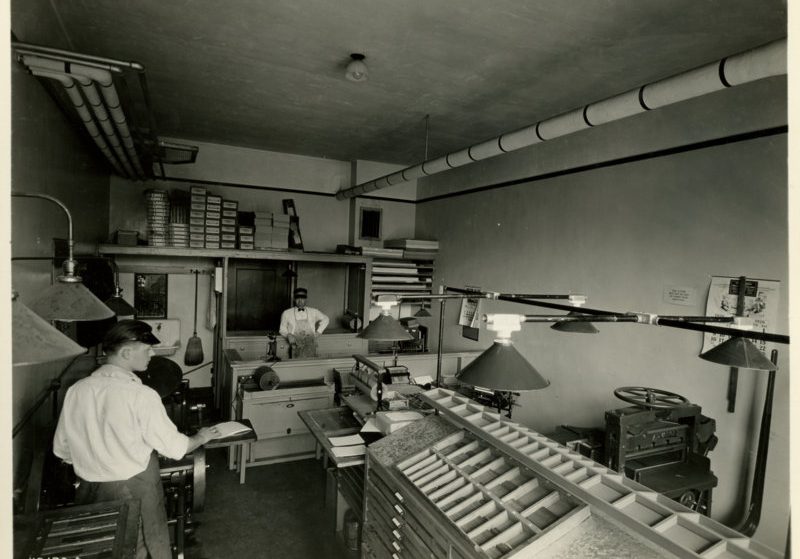The shop in the 1950's