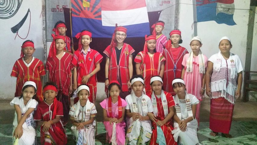 ESL class in Myanmar