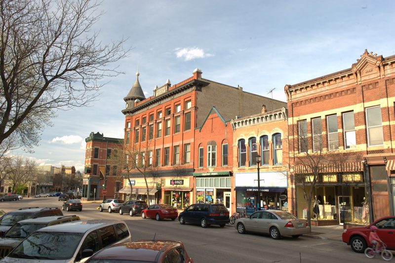 Part of Northfield's skyline