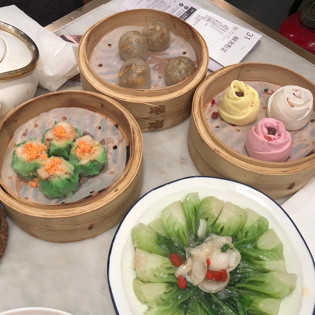 Dim sum dishes I ate in Hong Kong while studying abroad.