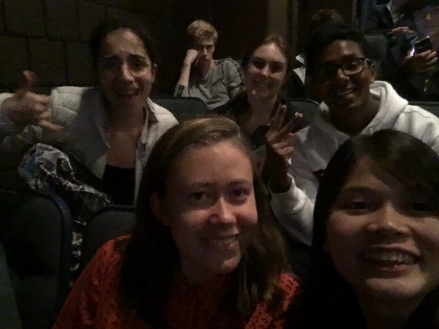 group photo in theatre