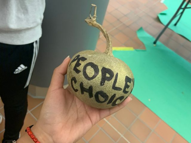 Glittery gourd named 'Peoples' Choice'