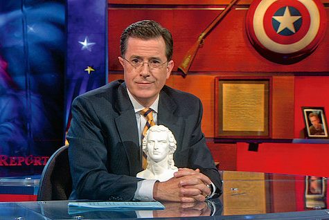 Stephen Colbert and Schiller