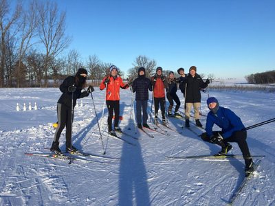 Example of a XC skiing event.