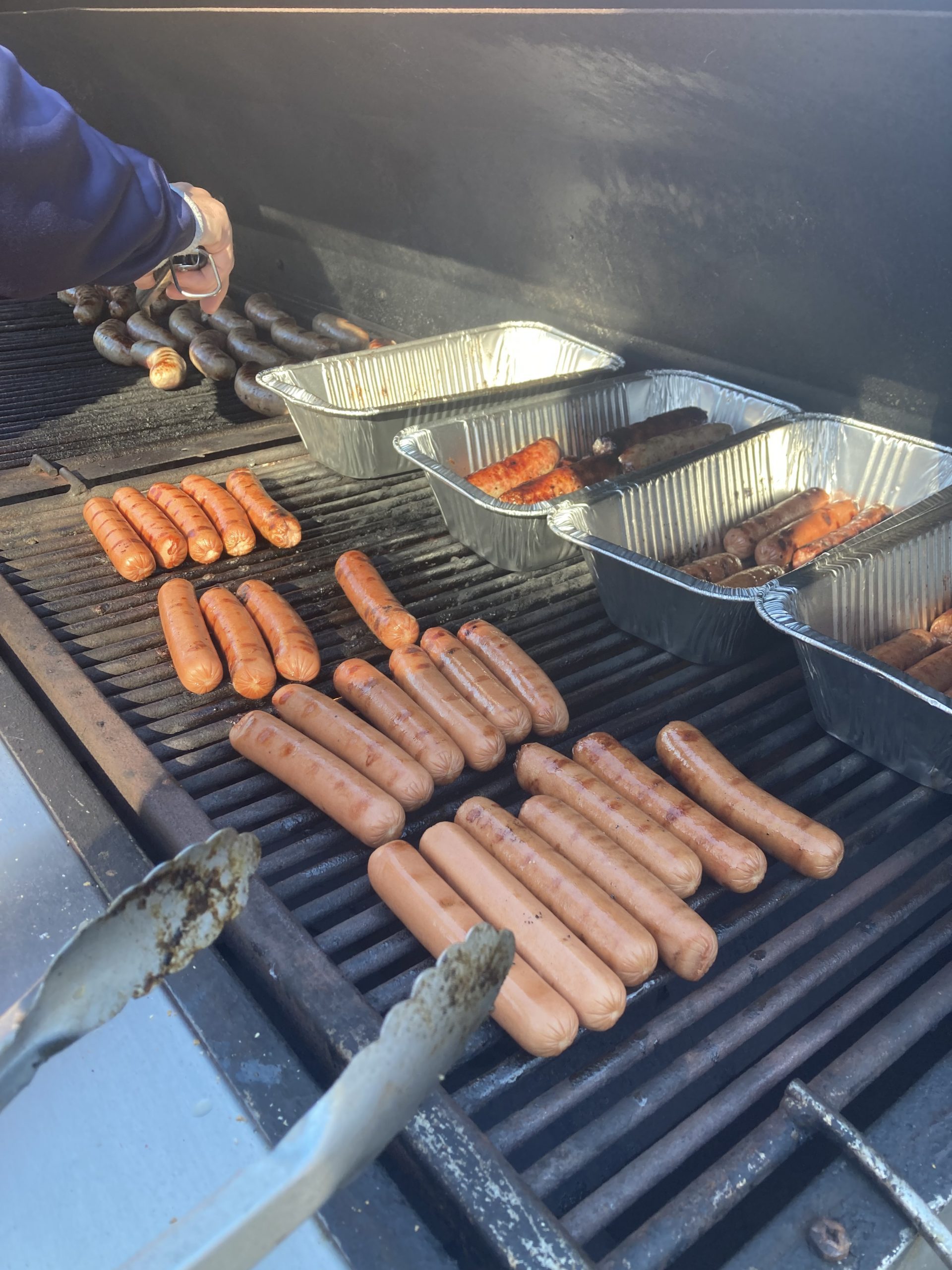 Grilling at FB game!