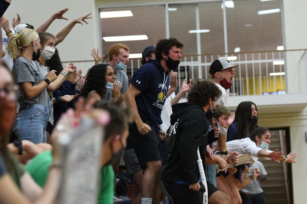 Volleyball student section