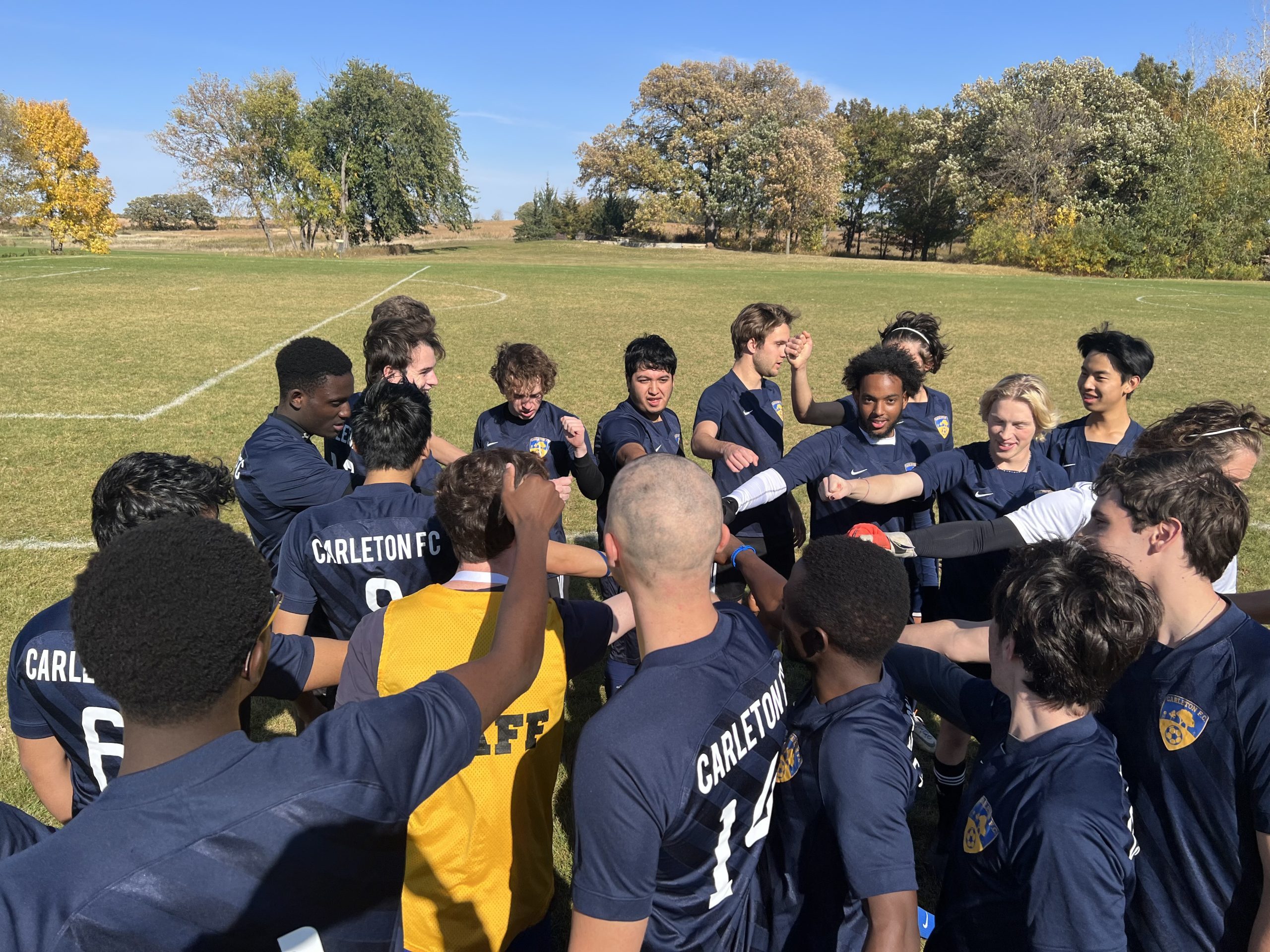 Carleton Men's Club Soccer preparing to face St. Mary's University of Minnesota