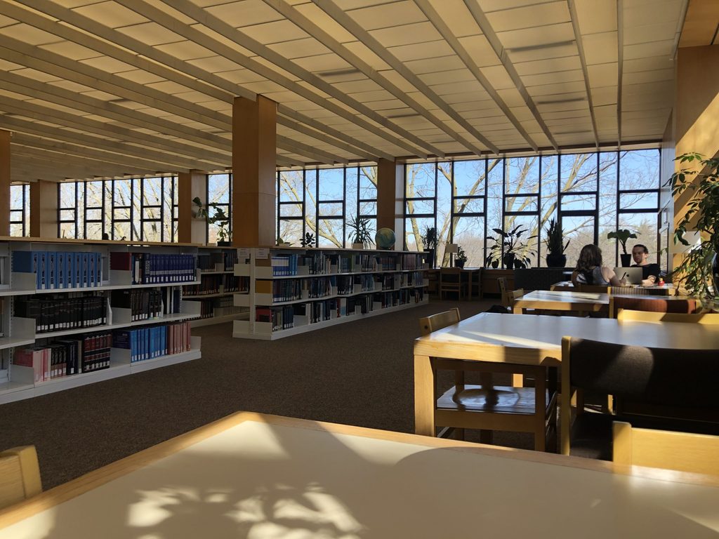 The library at Carleton