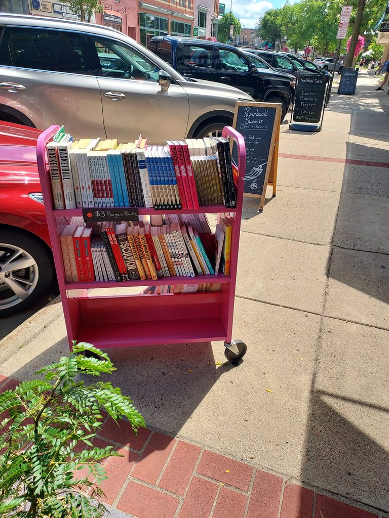 a discount bookshelf
