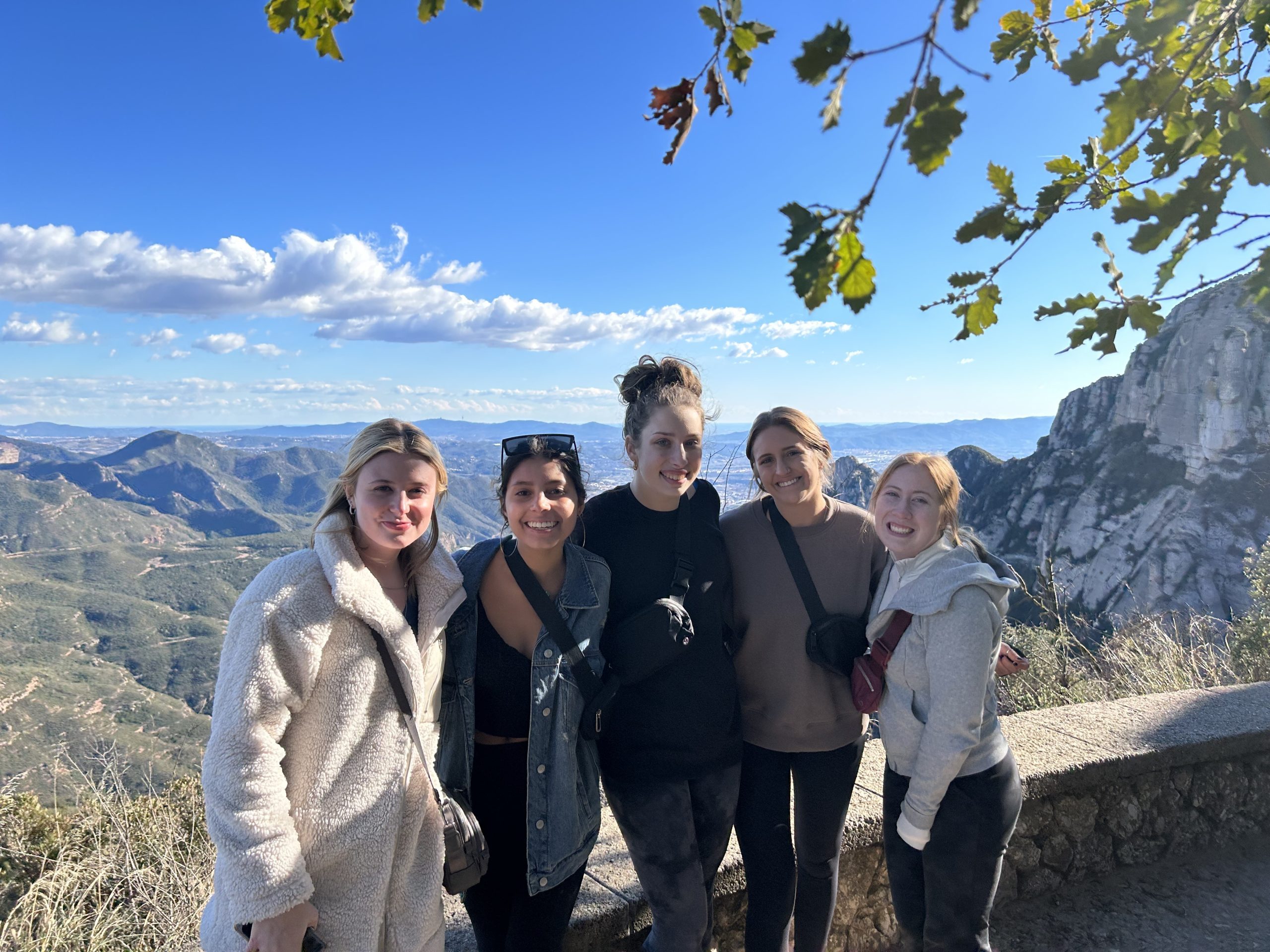friends, montserrat, travel, Barcelona