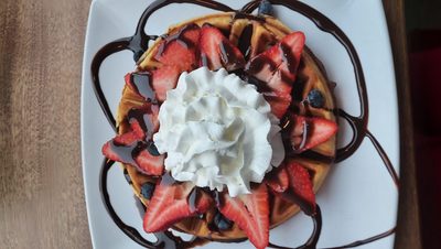 A delicious waffle