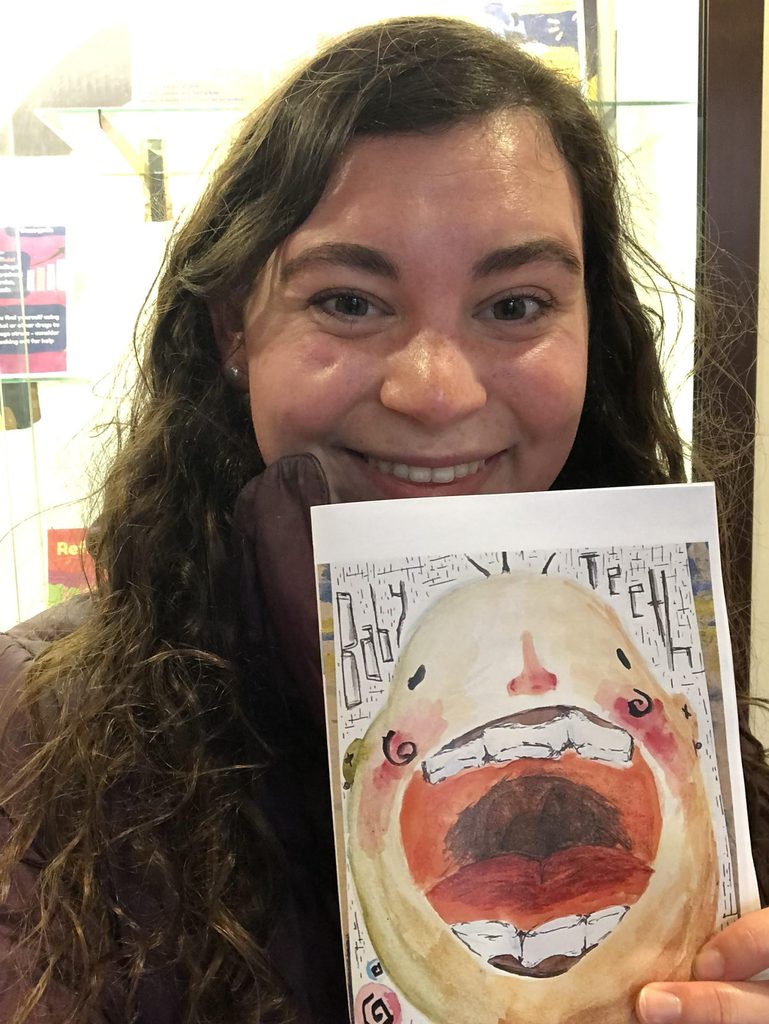 Aleia smiles with Zine