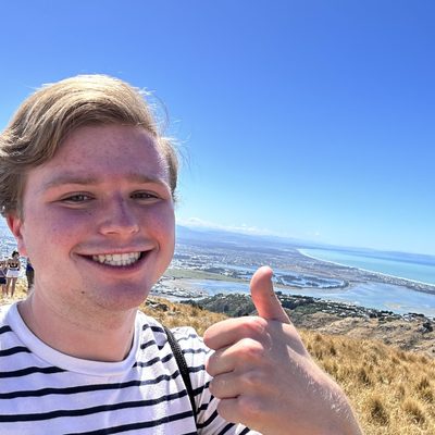 selfie of jack giving thumbs up