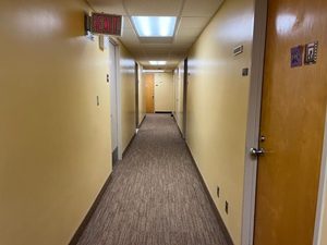 A hallway on the third floor of Watson