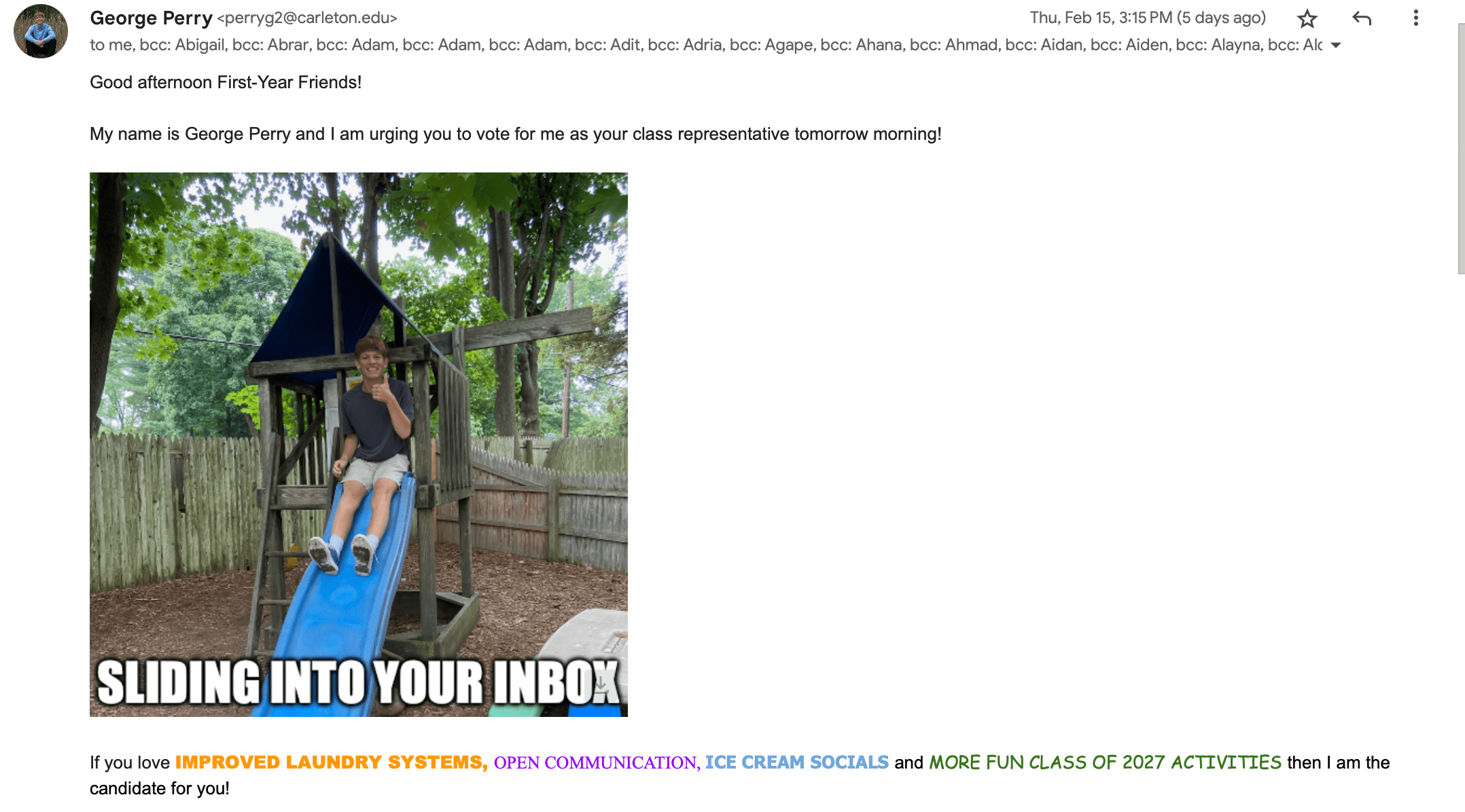 Campaign Email