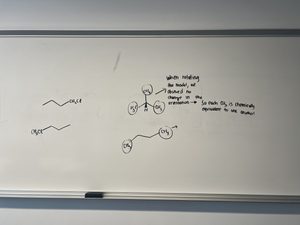 Notes for Organic chemistry during a study session