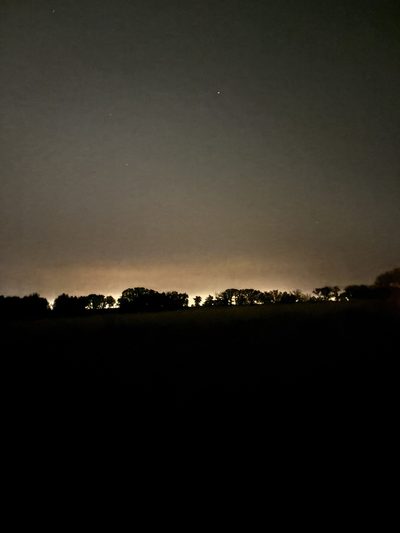 The arb skyline at night
