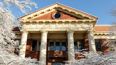 Building in snow