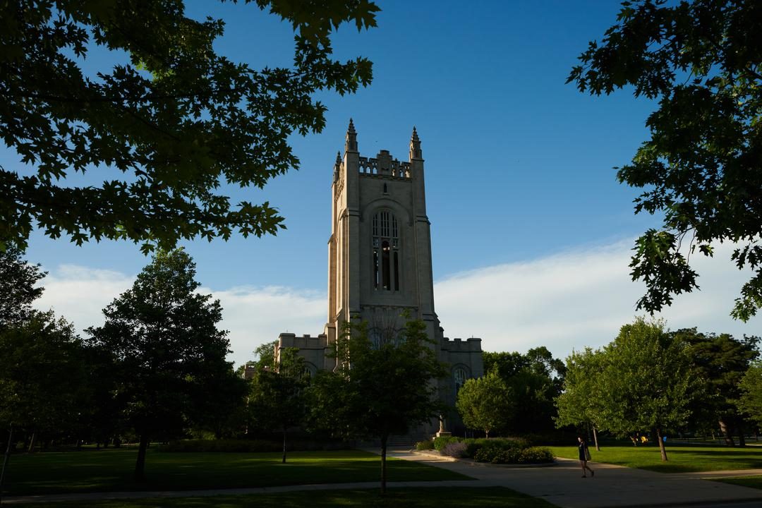 chapel in the summer