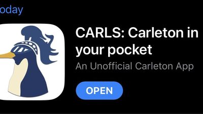 Screenshot of the Carls App download page on the App Store