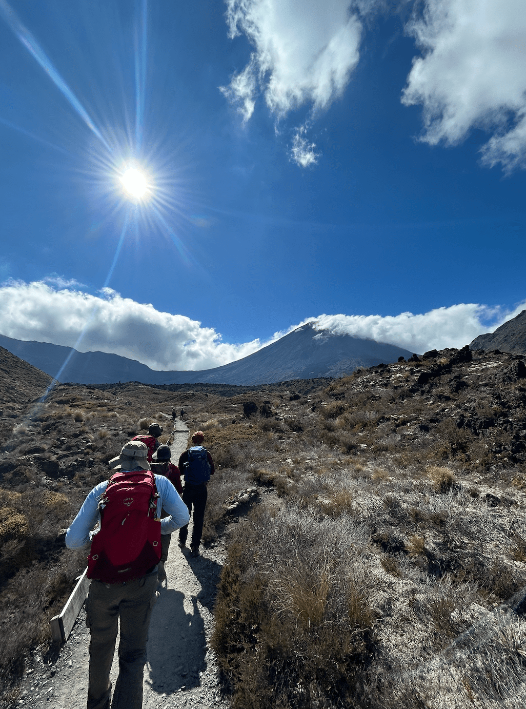 people hiking