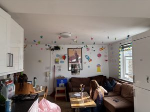 Decor in the flat kitchen