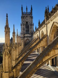 The rooftop of the York Minster