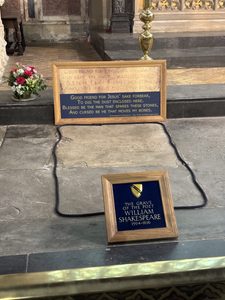 Shakespeare's gravesite