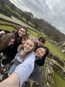6 students smiling at the camera