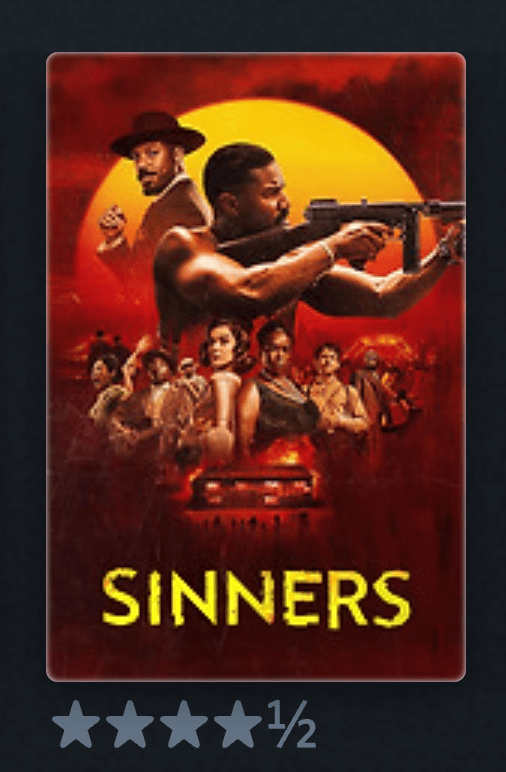 Sinners movie rating