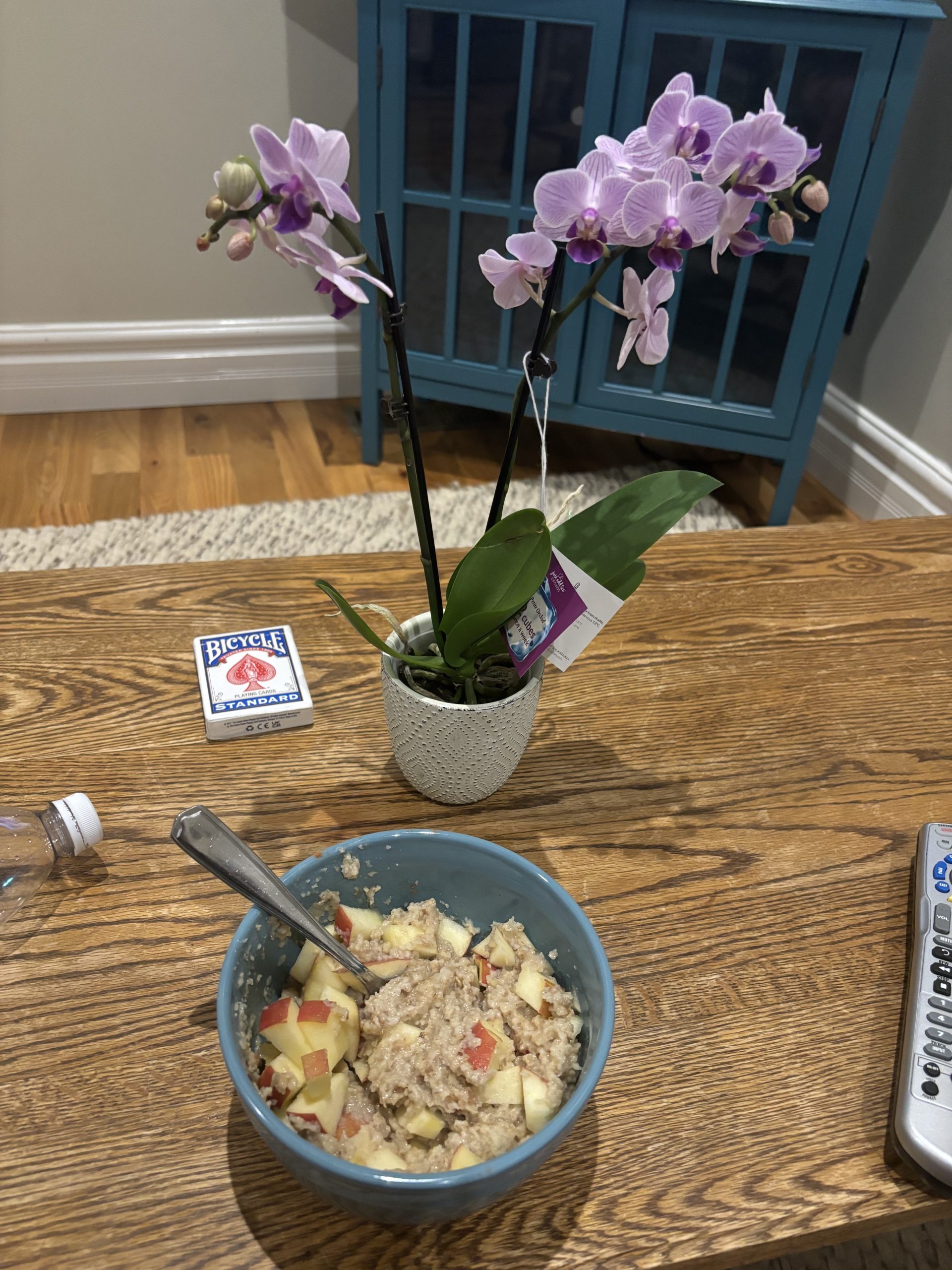Oatmeal on a table