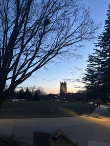 the chapel at sunset