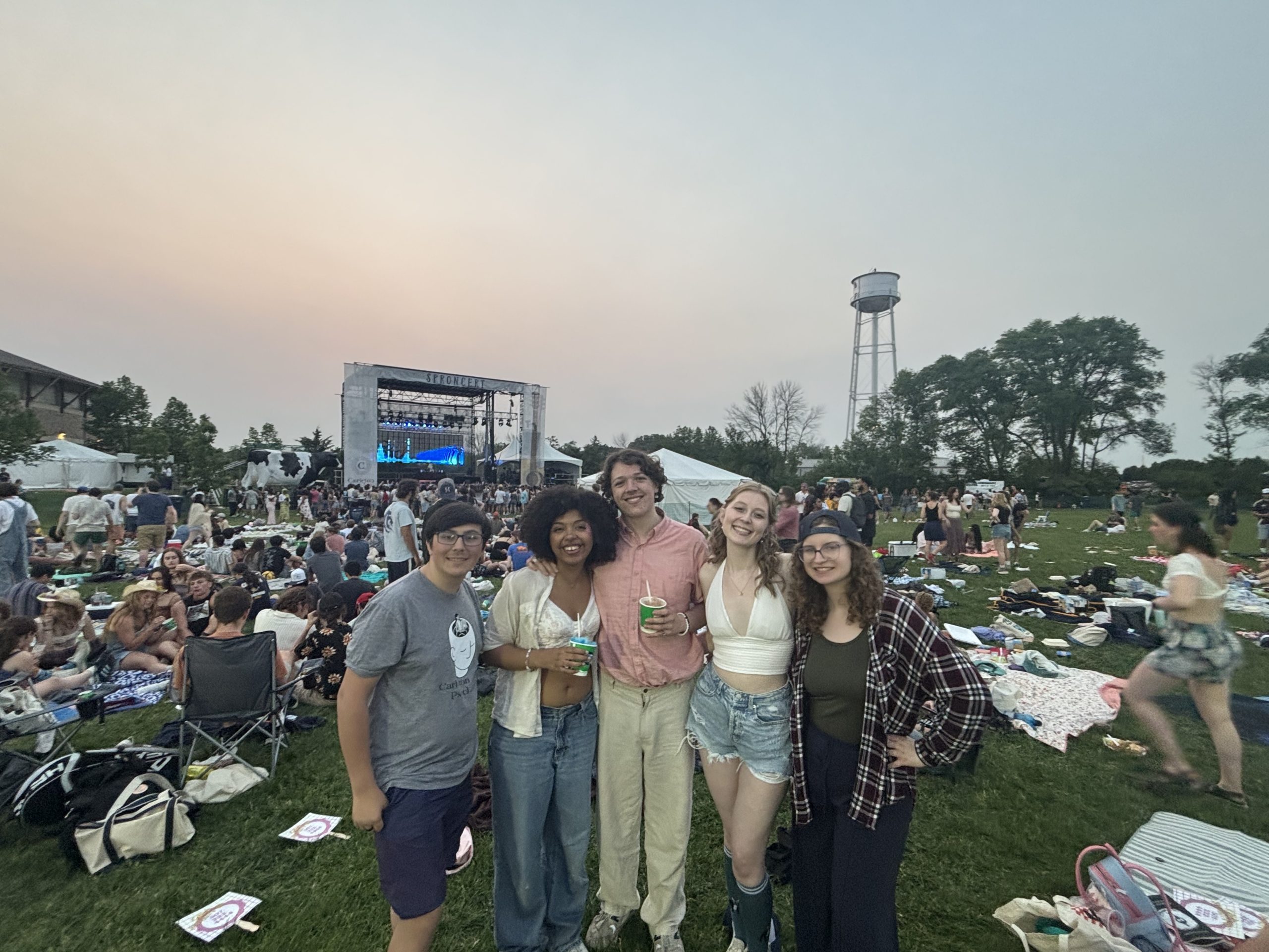 A group of students at Sproncert
