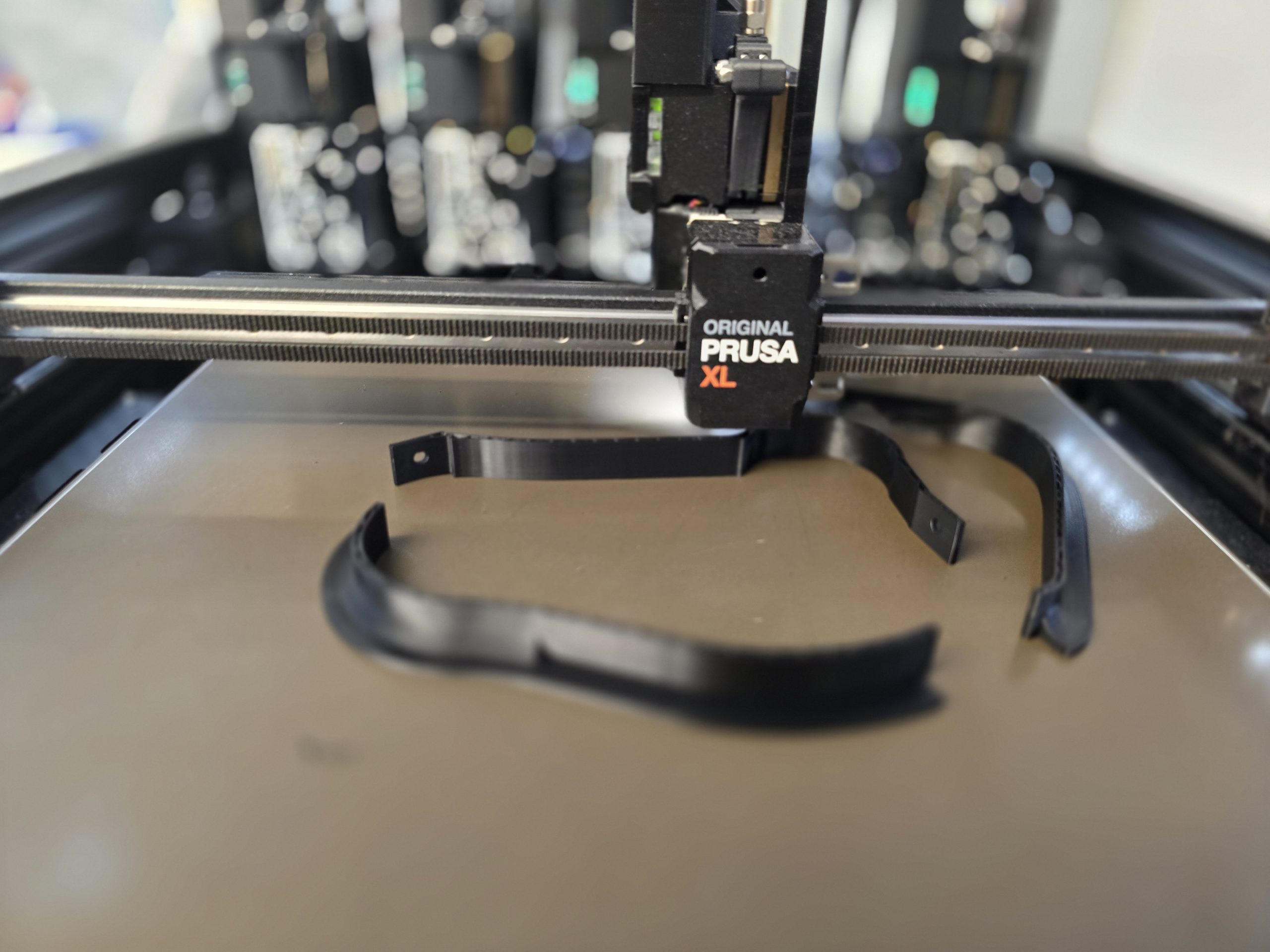 a 3d printer mid-print