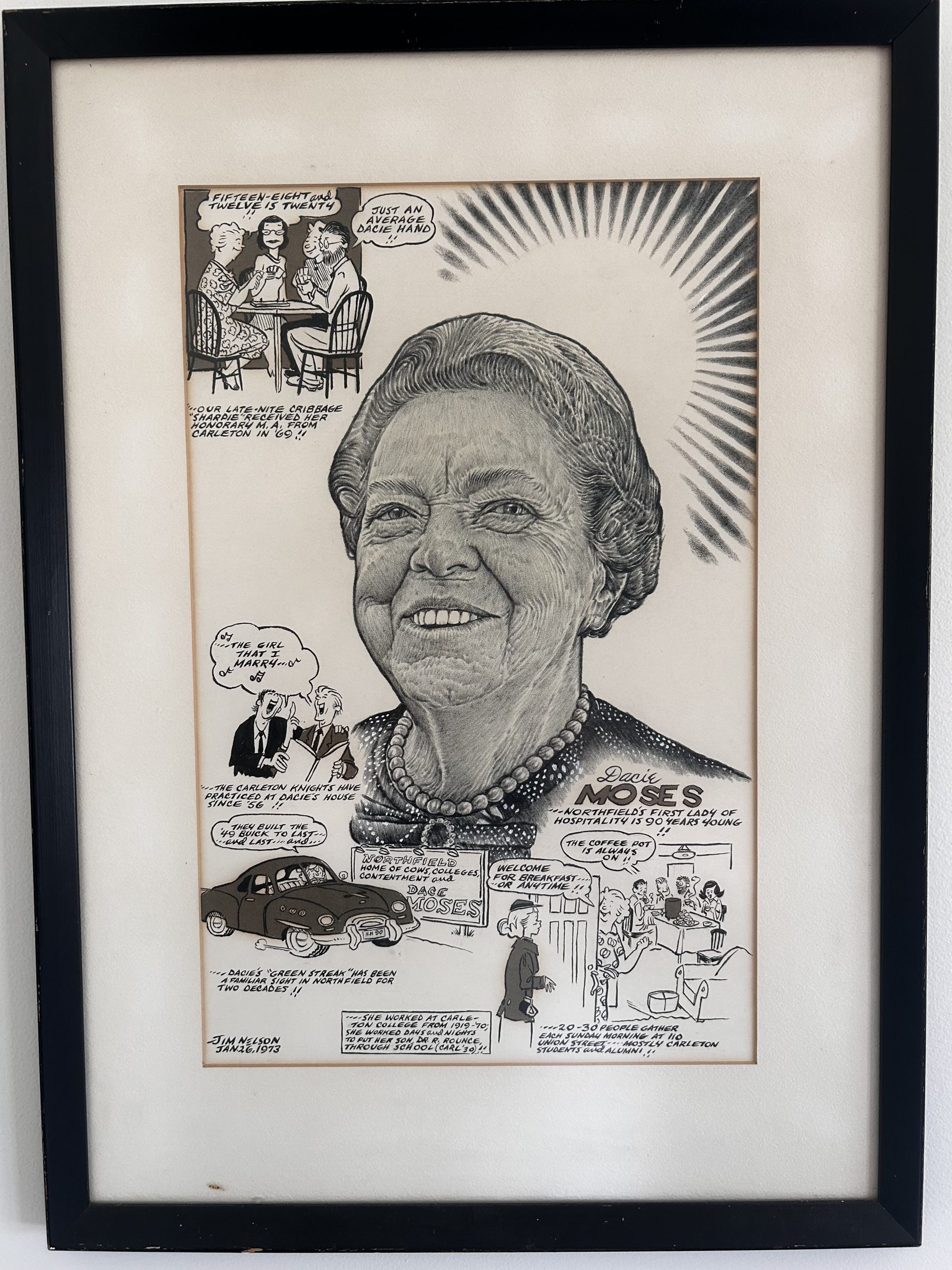 An illustrated image of Dacie Moses