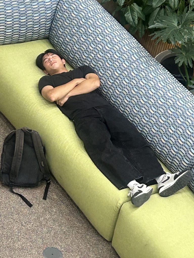 Nick sleeping