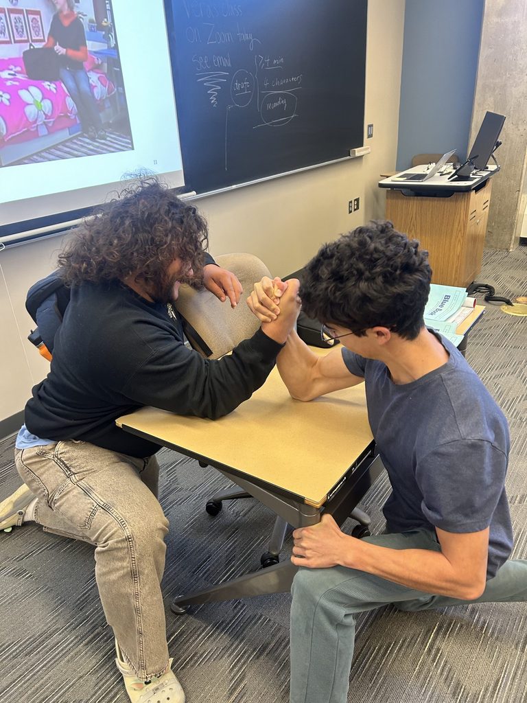 Arm wrestling in Chinese