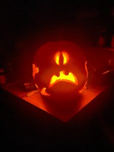 A jack-o-latern