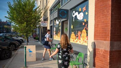 Photo of Little Joy in Downtown Northfield on Division Street. One of many Northfield area coffee shops.