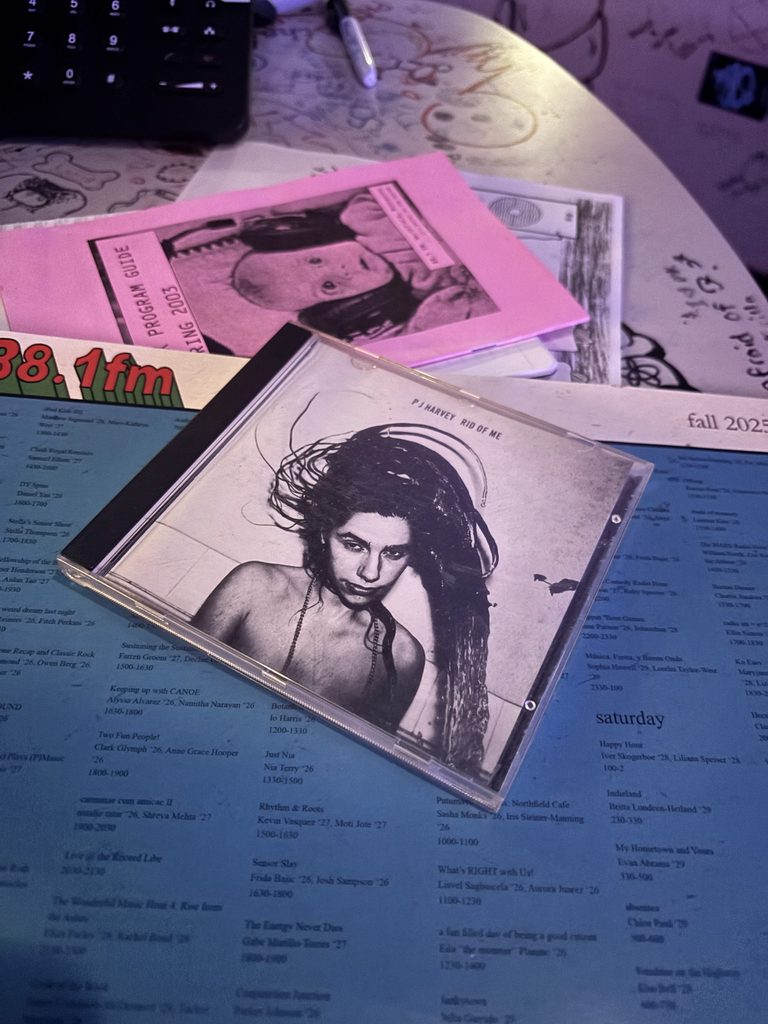 CD in KRLX Studio