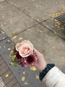 a bouquet of flowers