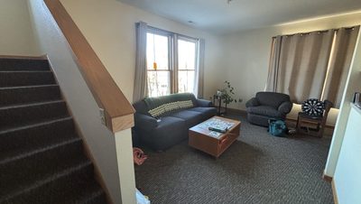 living room of a townhouse