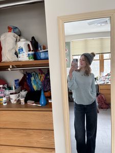 a girl wearing a hat