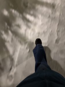 boots in the snow