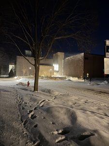 the Weitz during the snow