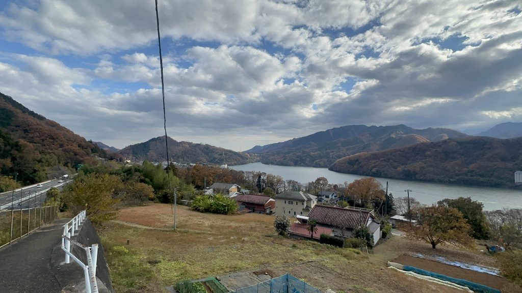 The fall scenery in a rural area of Japan