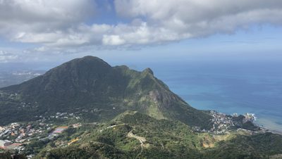 A mountain landscape