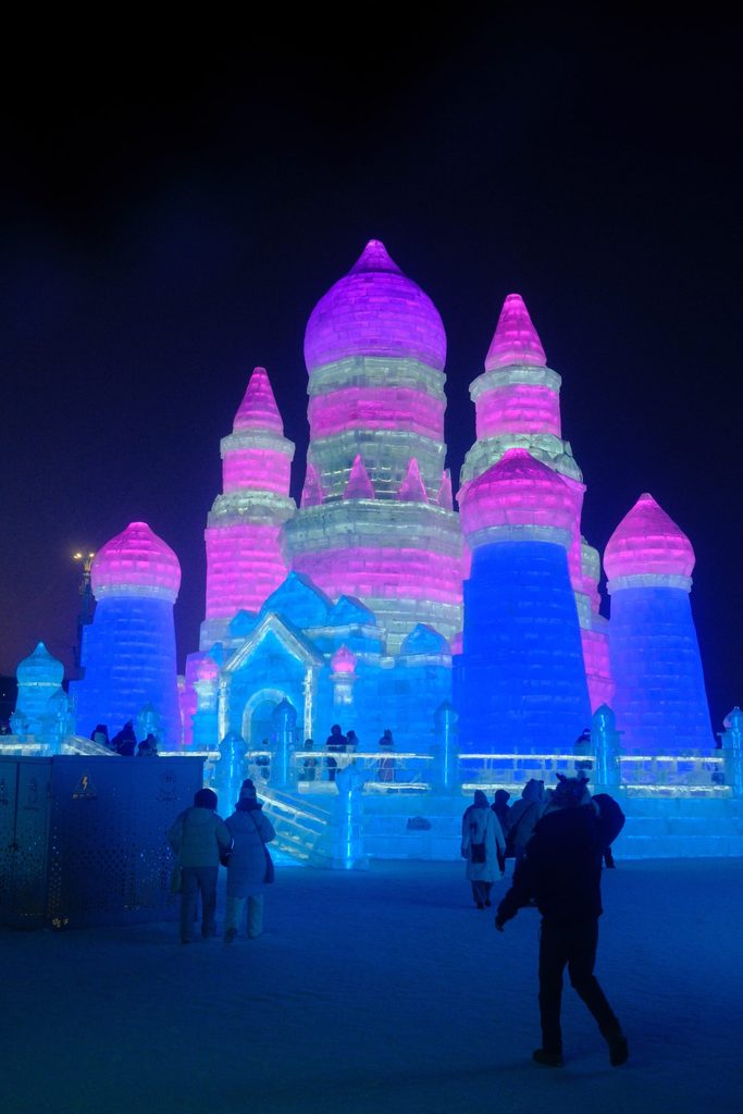 An ice castle