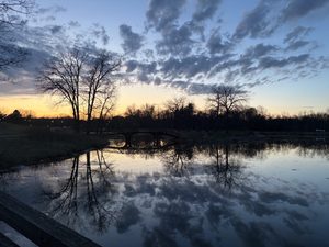 Dusk at the lakes