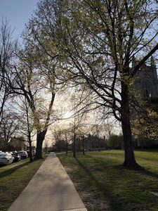 A sunset near the chapel